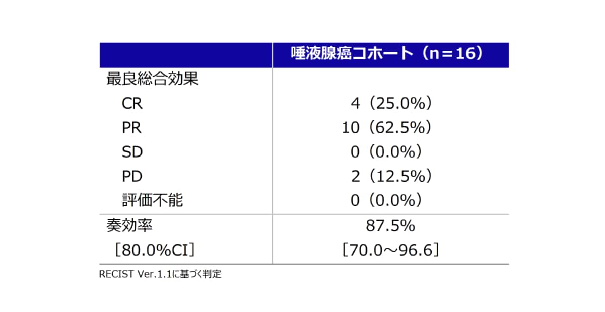 抗腫瘍効果［中間解析（独立評価判定）］